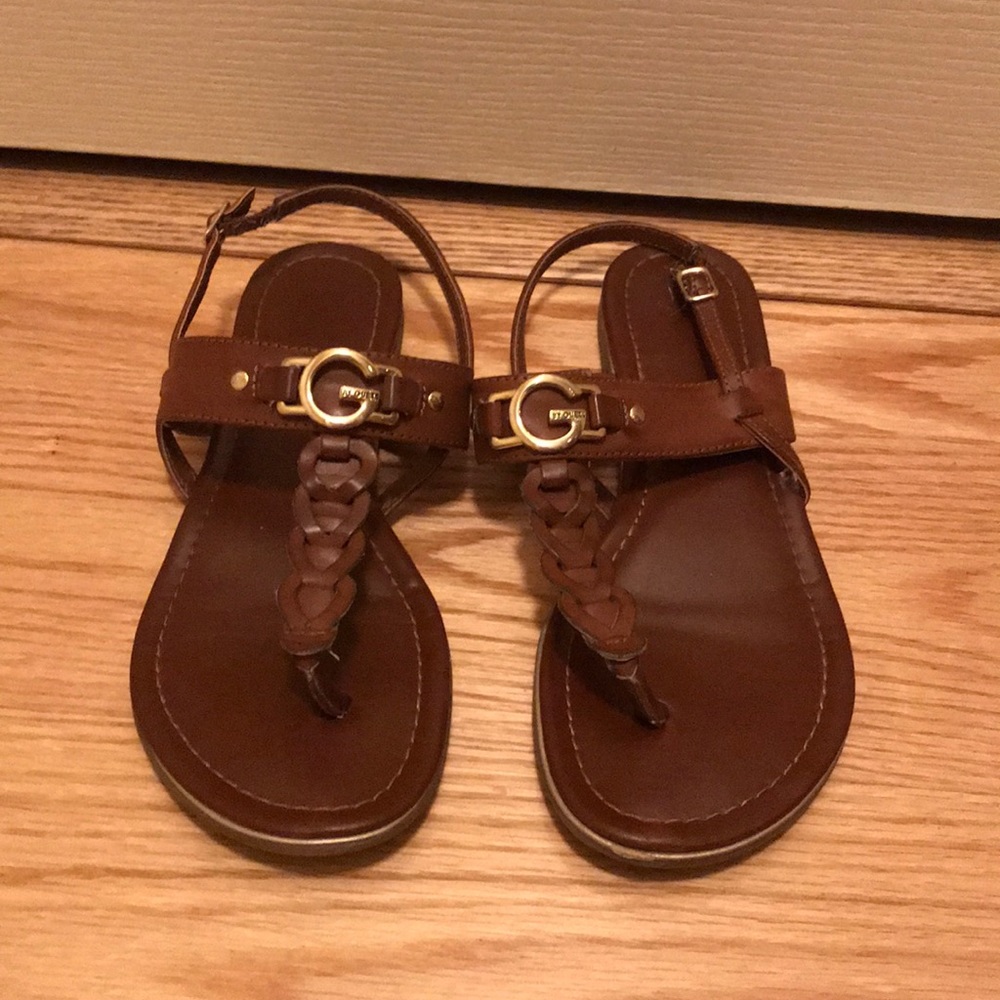 Guess braided leather sandals🖤